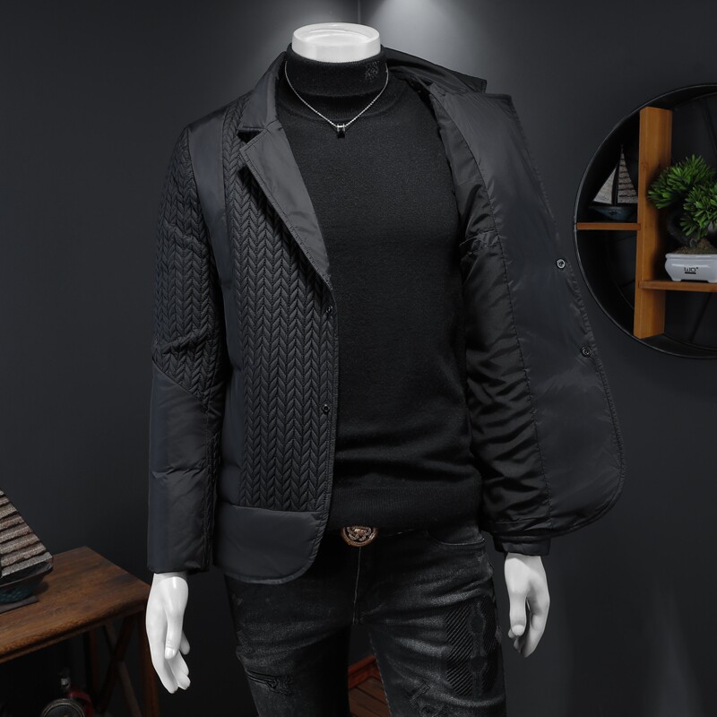 2025秋冬装新款稻穗西装羽绒服男加厚钱塘6006-9321-P265假模图,男装西服套装,钱塘6006(原3029)