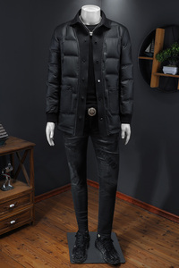 2025秋冬装90白鸭绒中长款羽绒服男加厚钱塘6006-7721-P330楼空图图片