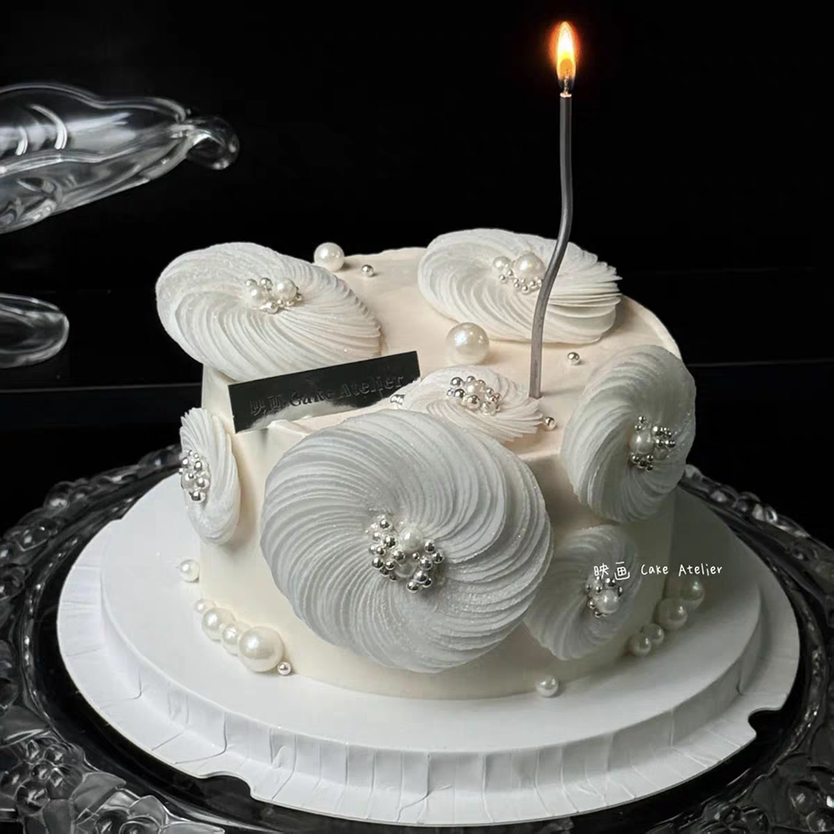 佳妍老师同款威化纸花朵花瓣生日纪念日烘焙插件糯米纸花蛋糕装饰
