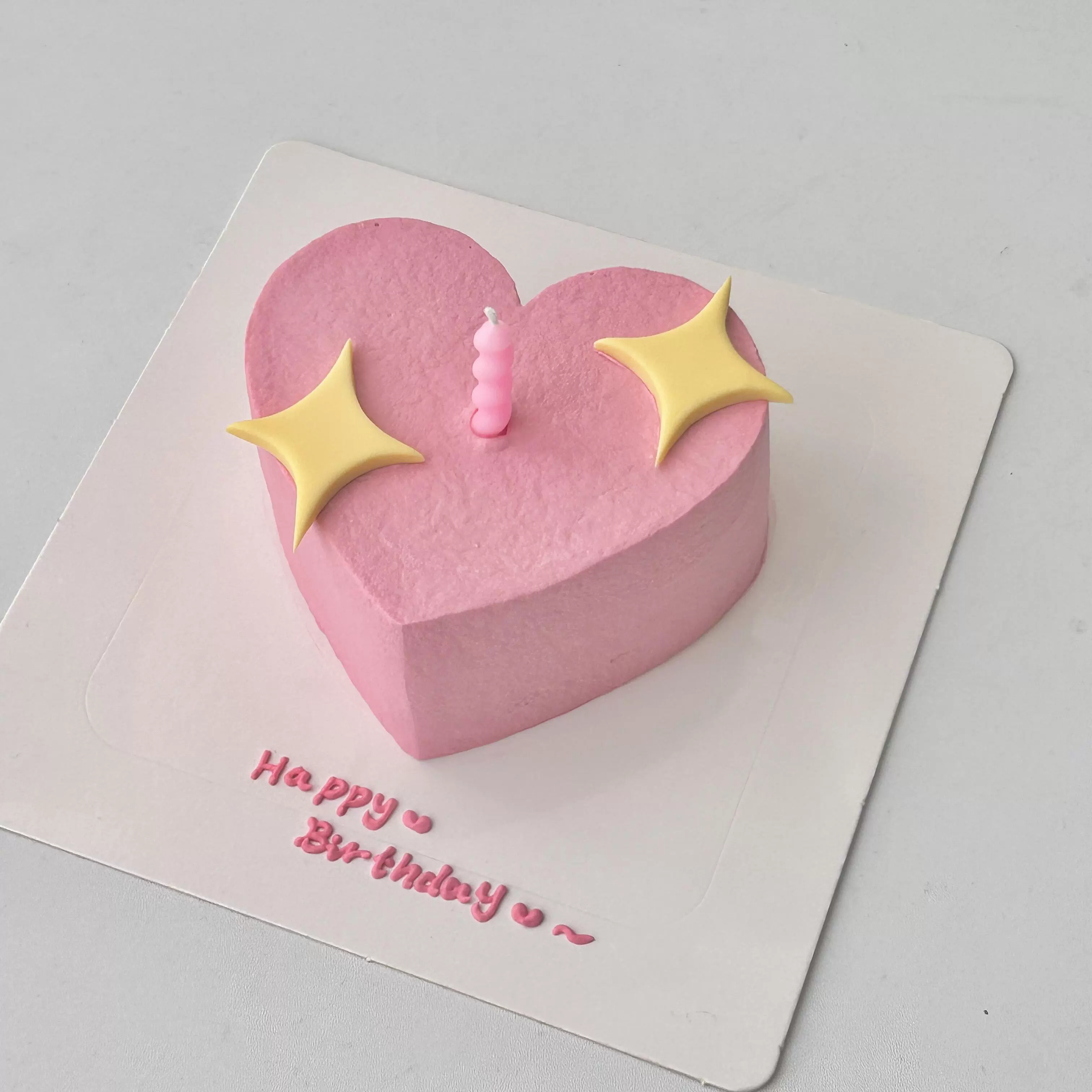 小红书同款爱心星星切模小仙女生日烘焙插件小蛋糕装饰扭扭蜡烛