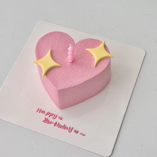 小红书同款爱心星星切模小仙女生日烘焙插件小蛋糕装饰扭扭蜡烛
