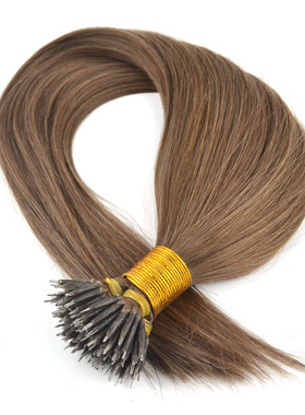 真人发接发remy human hair nano ring extensions 18inch 50g