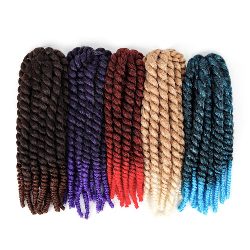 假发非洲脏辫两股弹簧辫钩针发MAMBO twist Braids Crochet Hair