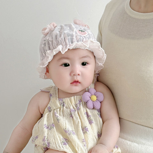 婴儿帽子春夏季薄款宝宝渔夫帽
