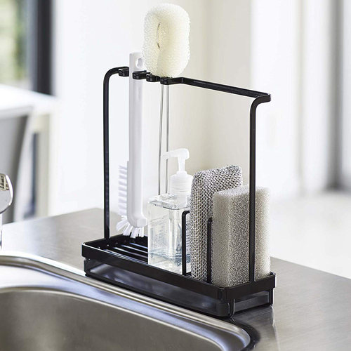 厨房清洁海绵擦收纳洗洁精置物架