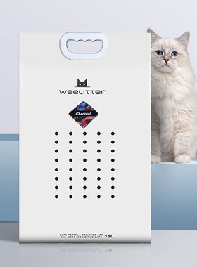 Weelitter小恶魔猫砂玉米绿茶活性炭N1厂高端祛味低尘豆腐砂18L