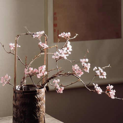 樱花新中式现代简约塑料桌面