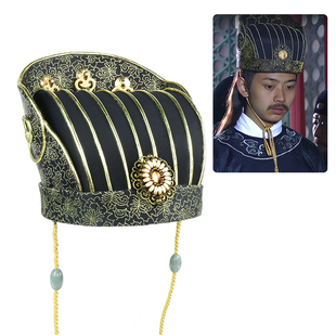 古装影视剧帽子古风朱元璋三国大臣中国古代道具古代汉服帽子配饰