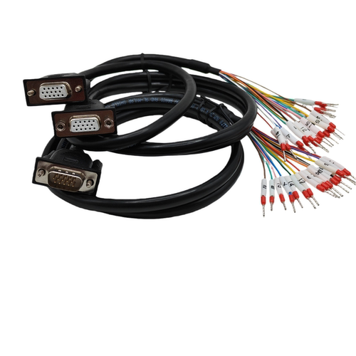 DB15针端子线单头公头母头