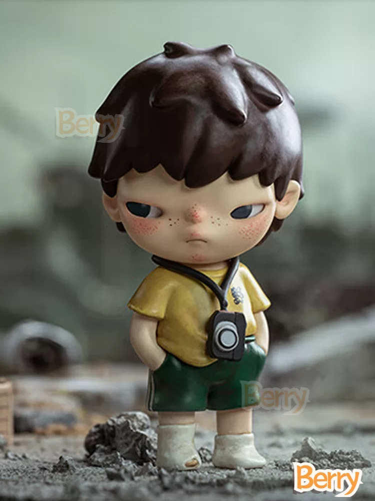 POP MART Bubble Mart Hirrono Forgive City Series Okuno Три поколения слепые слепые ручной офисные игрушки подарки
