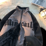 706-1-LYM002-P115现货冬季男麂皮绒两面穿棉服情侣羊羔绒外套，男装棉衣，星座706-1