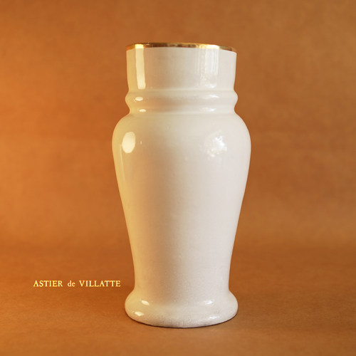 现货Astier de Villatte 法国进口ADV手作Crésus 金边 花瓶