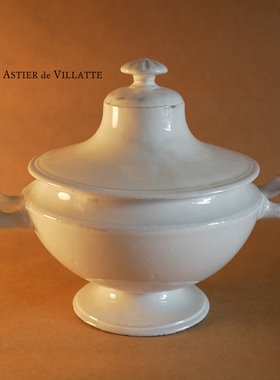 Astier de Villatte 法国ADV黑陶土Grande soupière Colbert汤锅