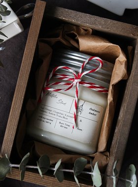 清舍Mistletoe香薰蜡烛礼盒礼物助眠精油情调香氛伴手礼手工生日