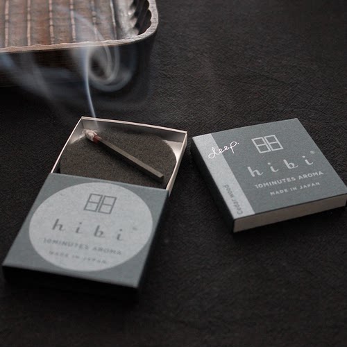 日本进口hibi香薰火柴微烟