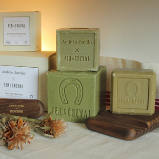 法国FER CHEVAL橄榄油马赛皂洗手洗脸天然护肤除菌植物手工香皂