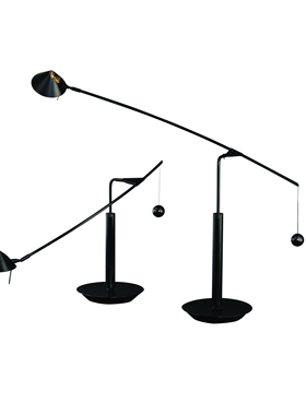 弧形台灯Nestore tavolo星星月亮锥形平衡杠杆办公室书房调节学习