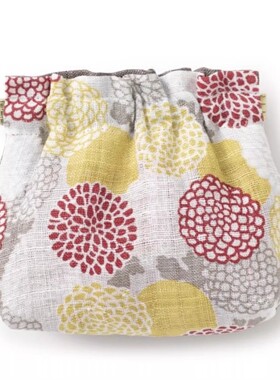 现货 日本制 中川政七商店遊中川 手织麻 收纳包化妆包 百夜草 赤