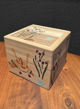 日本进口 中川政七商店 游中川 季节の香箱摆件 【盔 菖蒲】