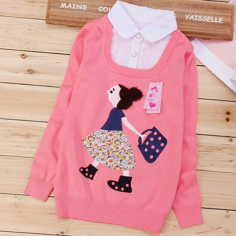Pull fille THREE LITTLE FROG - Ref 2105751 Image 1