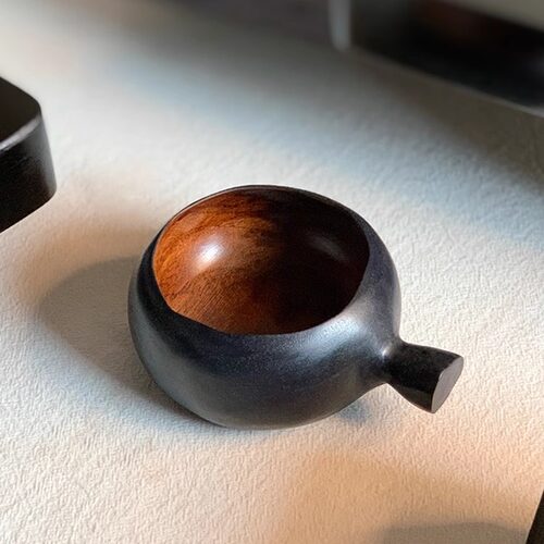 手作原木小手盘小碗大漆防水防烫