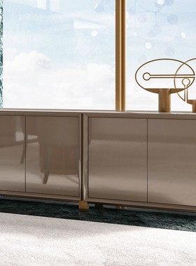 Volpi电视柜轻奢风玄关柜餐边柜包豪斯风格意大利进口家具高端