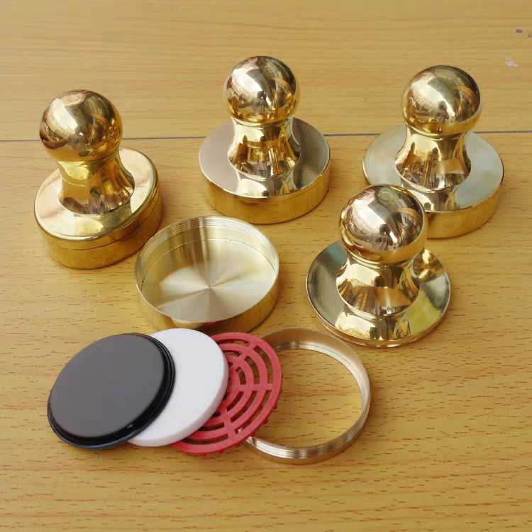 金属壳光敏印章冀龙铜壳免封边