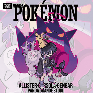 精灵宝可梦联名t恤耿鬼动漫画周边衣服谜拟丘欧尼奥学生情侣卫衣