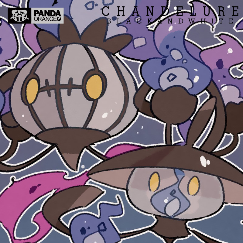 精灵宝可梦联名t恤卡通动漫画烛光灵水晶灯火灵周边学生情侣装潮