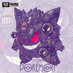 精灵宝可梦联名t恤卡通动漫画周边衣服皮卡丘耿鬼学生情侣装 卫衣