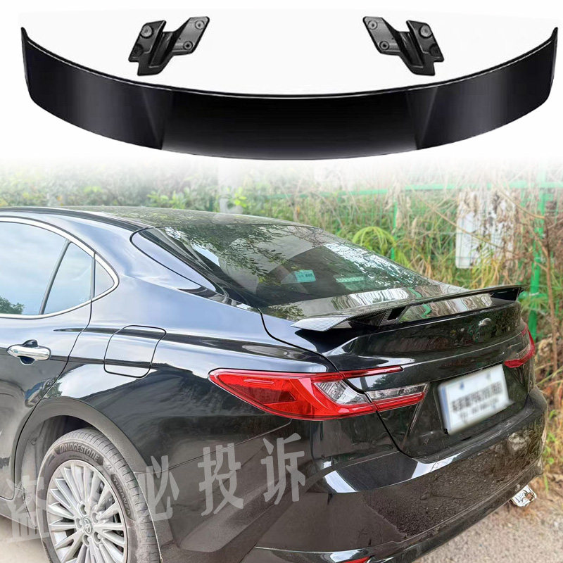 适用于2024款凯美瑞九代改装MK款锻造纹路尾翼免打孔安装外观升级