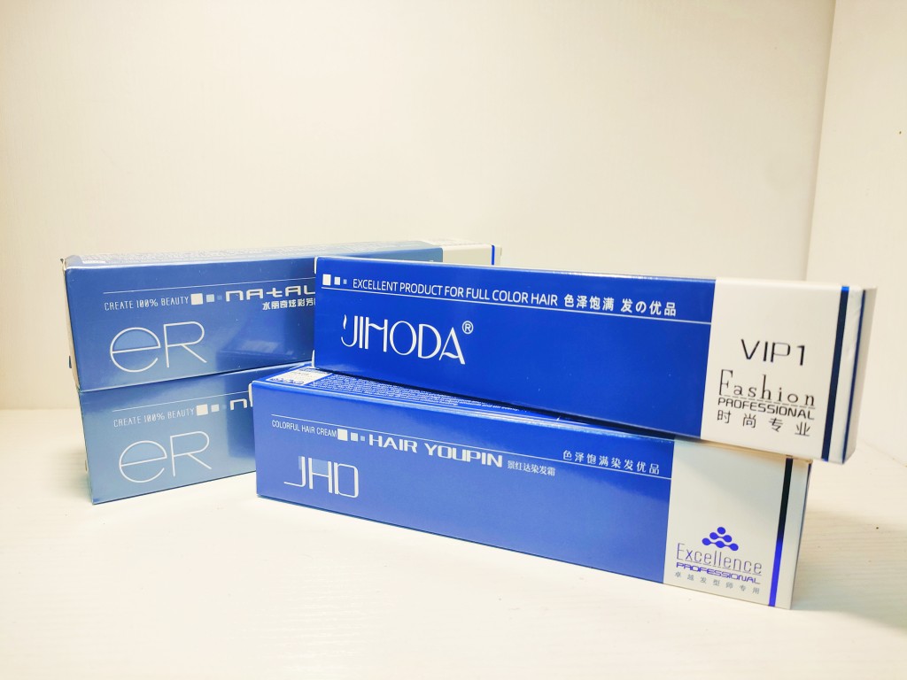 盖白发单支焗油膏染发膏 送双氧奶 颜色加深添加基色黑色 褪浅膏