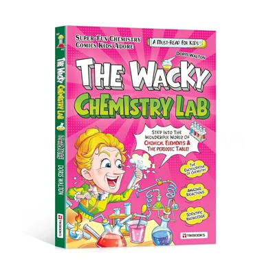 跨境新款 My First Chemistry Adventure 儿童化学漫画指南书籍