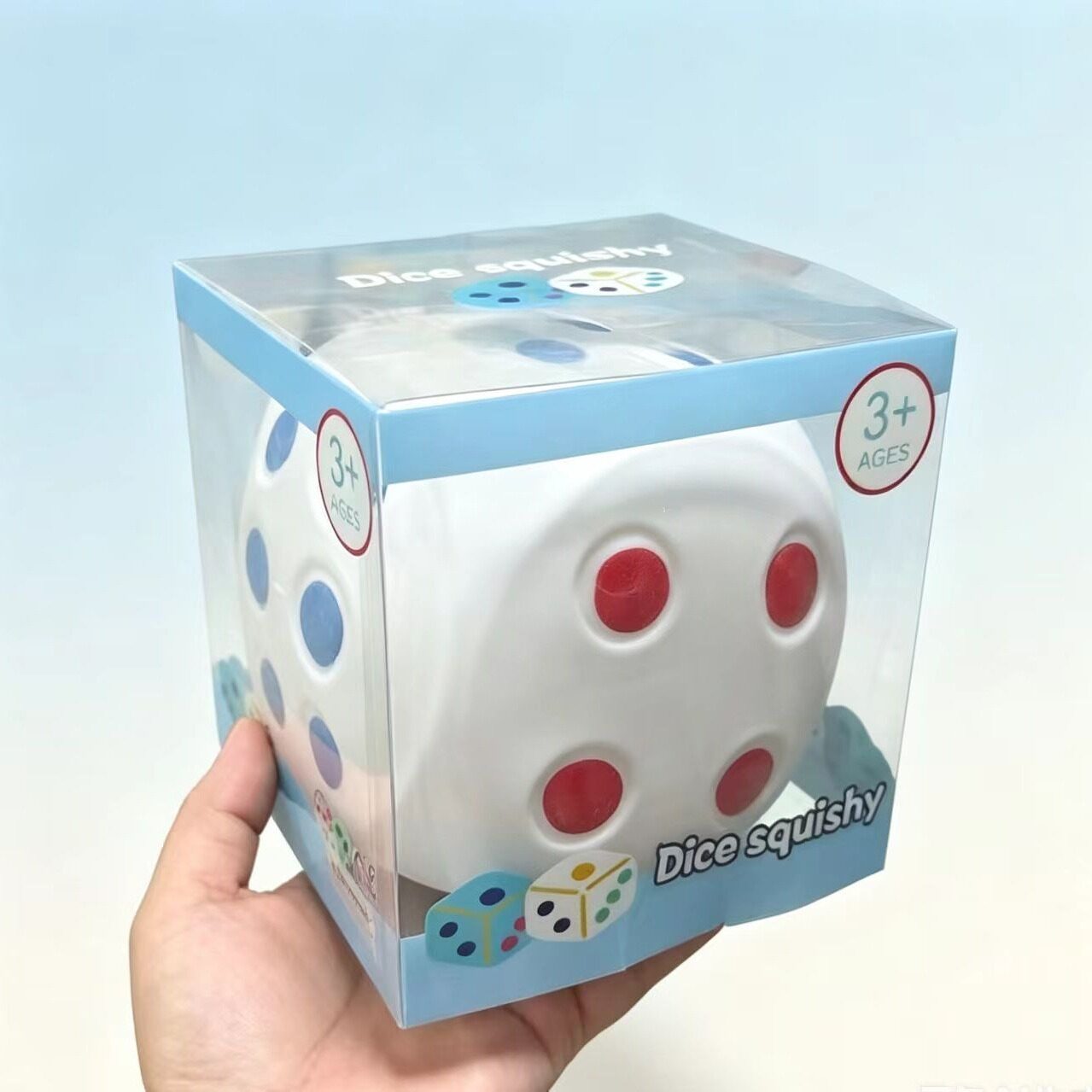 跨境新款大号骰子慢回弹Dice捏捏乐/按按乐