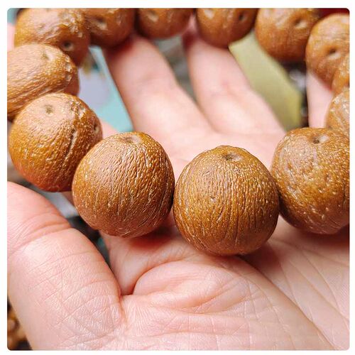天然紫金鼠手串原籽念珠手球皮大尺寸高货正圆招财鼠文玩菩提子佛