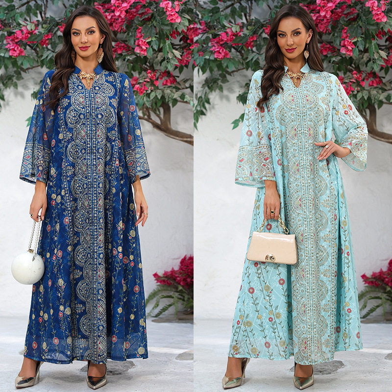 尼泊尔长裙Nepalese long dress women dress girl clothes长袍子