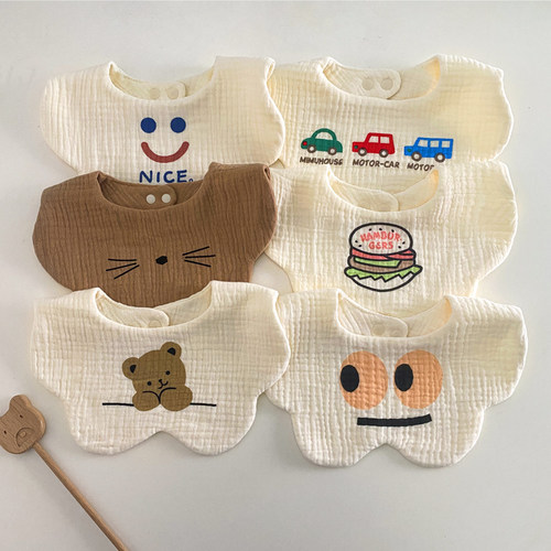 6层纱布春秋吸水透气口水巾