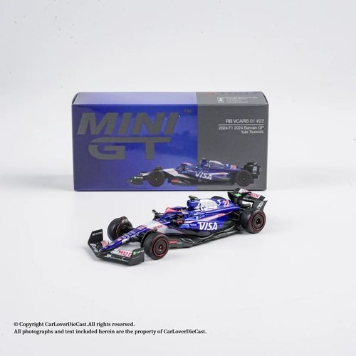 minigt 1/64 合金车模 小红牛RB ARB 01 Yuki Tsunoda 角田裕毅