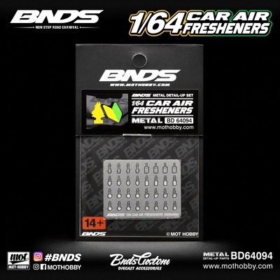 BNDS 1/64 CAR AIR FRESHENERS BNDS 1/64 汽车香片 蚀刻片配件