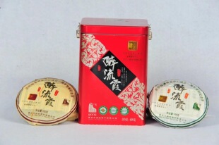 礼盒装 园博商业中心成立一周年特制纪念款 2011年蓝眉山醉流霞