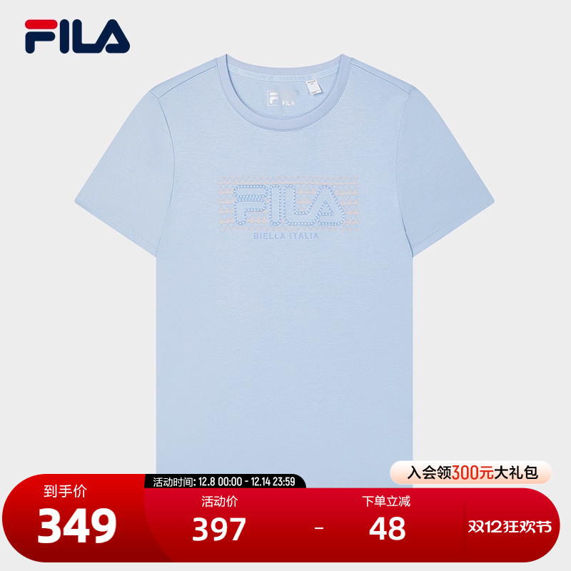 FILA斐乐女式针织短袖衫