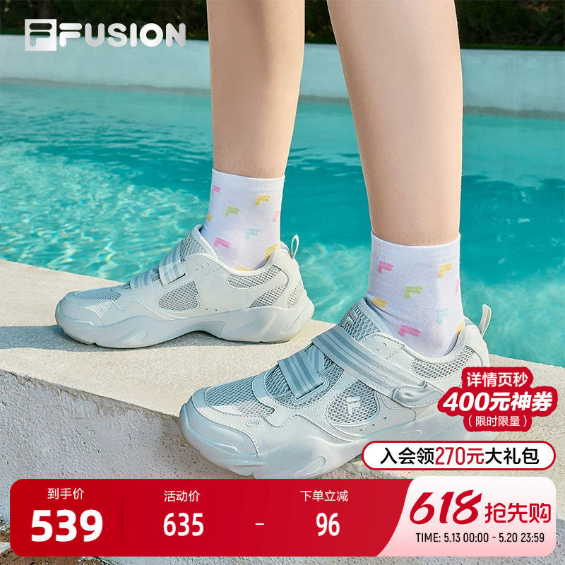 FILA FUSION斐乐潮牌EVA SLIM厚底潮鞋女2025