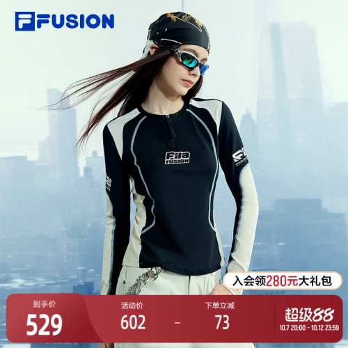 FILAFUSION斐乐女子长袖T
