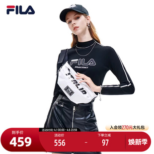休闲长袖 打底运动毛衣小高领上衣 春季 FILA斐乐女士编织衫