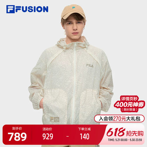 FILAFUSION斐乐中性梭织外套