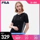 2022年春季 斐乐女子毛衣短袖 新品 上衣女 FILA 简约撞色编织衫 时尚