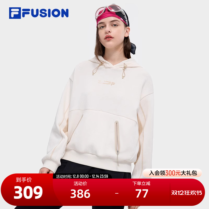 FILAFUSION斐乐女子连帽卫衣