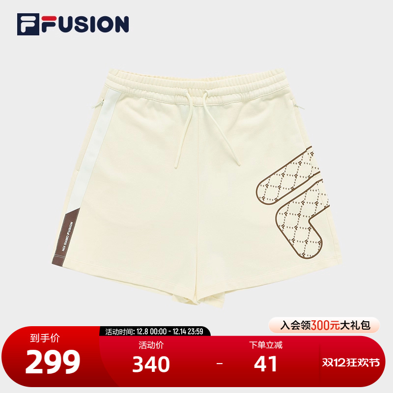 FILAFUSION斐乐女子运动休闲短裤