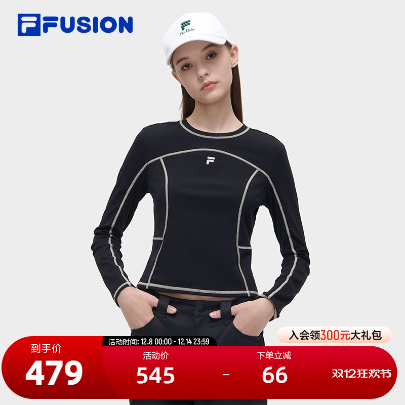 FILAFUSION斐乐女子长袖T