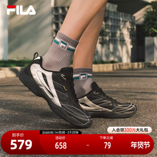FILA 斐乐官方男鞋FOUNTAIN摩登运动鞋2025秋季新款飞泉鞋薄底鞋